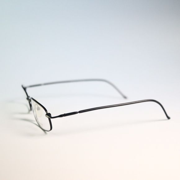 Success Oval black slim frame eyeglasses SS-207 50-18 135 Mat Black eyewear N14 - Picture 9 of 10